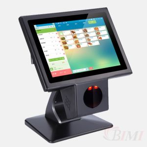 Supermarket Shop 10.1inch Touch Screen Checker with Built-in Barcode Scanner and