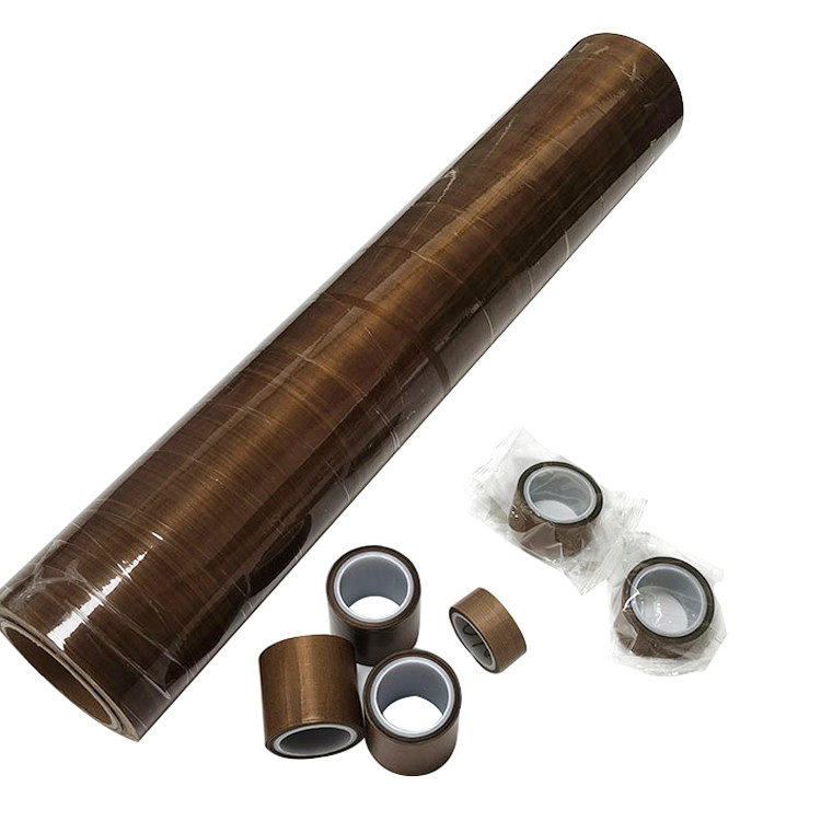 Brown Silicone Adhesive PTFE PTFE Tape Heat Sealing Resistance