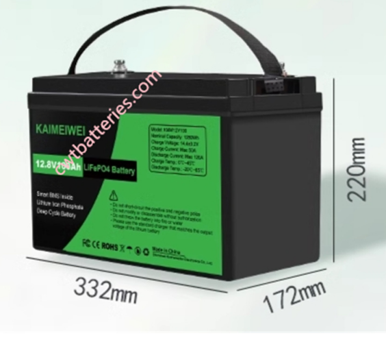 48V 100AH Lead Acid Motorhome Leisure RV Batteries For Solar Energy