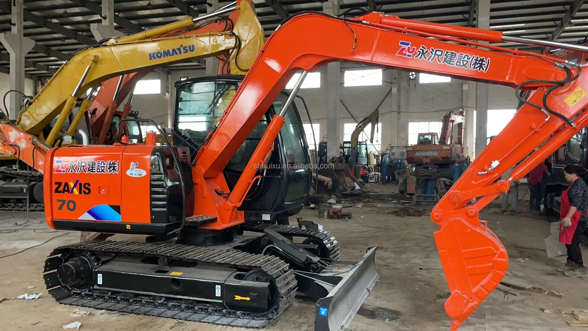 Second-hand excavators HITACHI ZX60 ZX70 construction machinery excellent performance low price