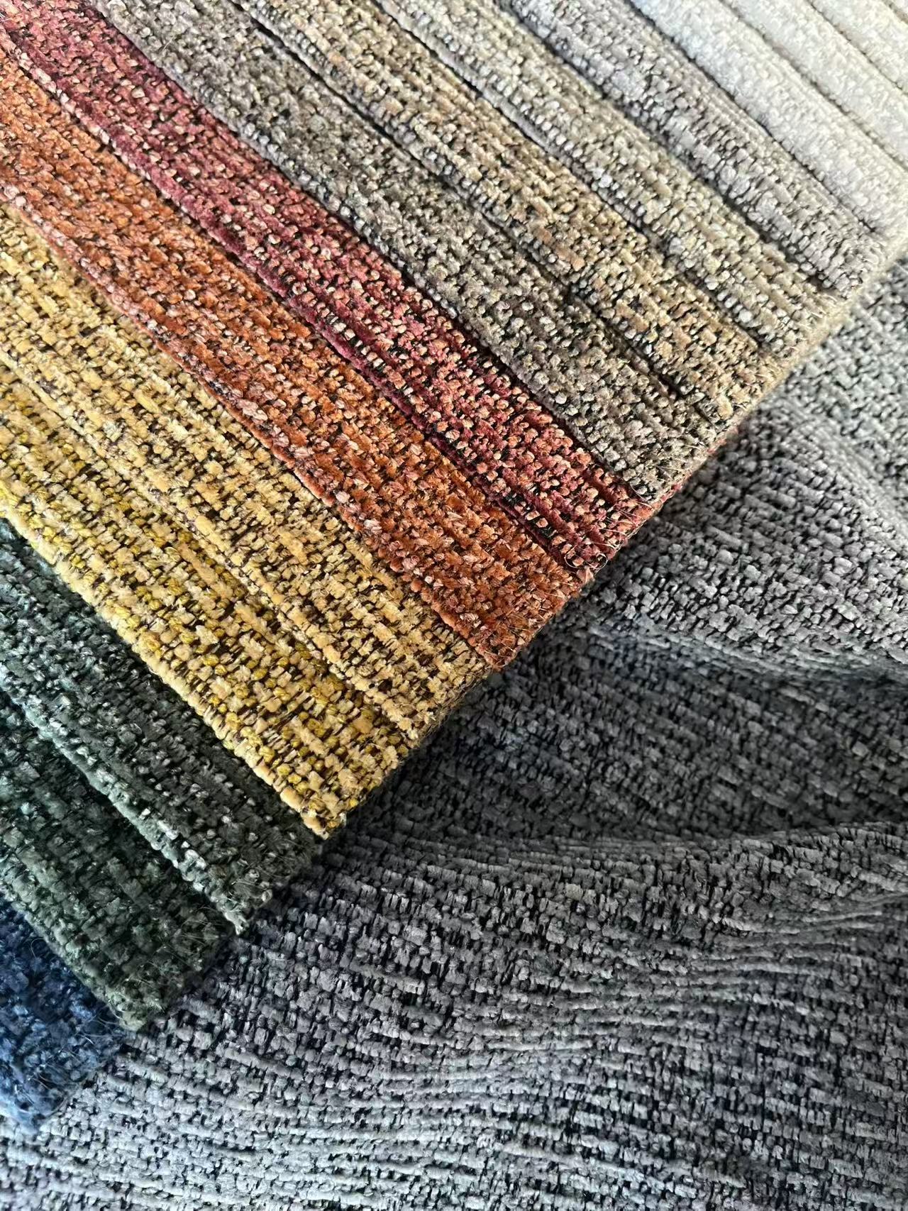 Home Heavyweight Chenille Upholstery Fabric Waterproof For Sofa