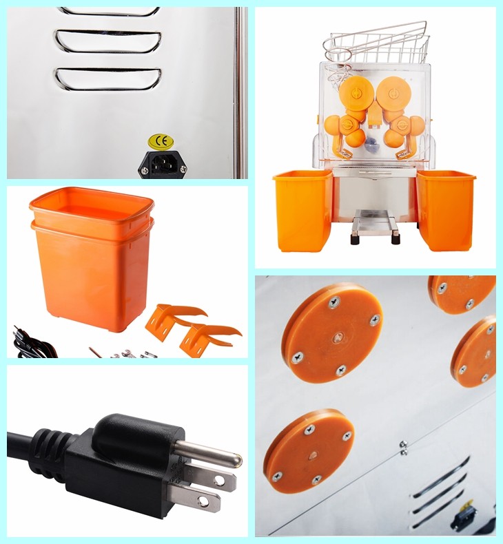 Catering Commercial Orange Juice Squeezing Machine With Peeling Off
