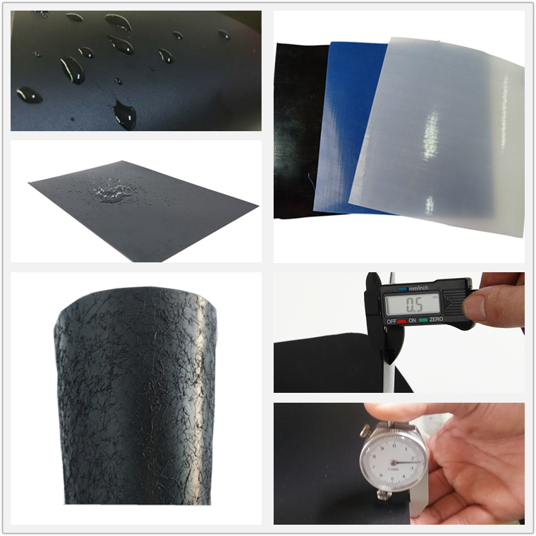 EPDM Geomembrane Liner HDPE for Good Permeability and Length 50m-100m/roll as Request