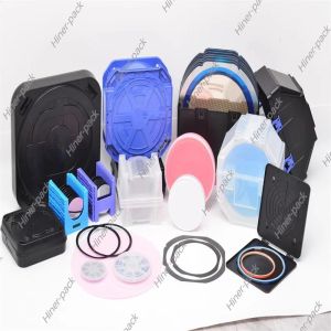 8 Inch Wafer Shipping Box Black Wafer Stack Boxes Antistatic Horizontal for