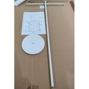 Customizable T Shaped Display Stand Metal Handbag Display Double Hook Holder