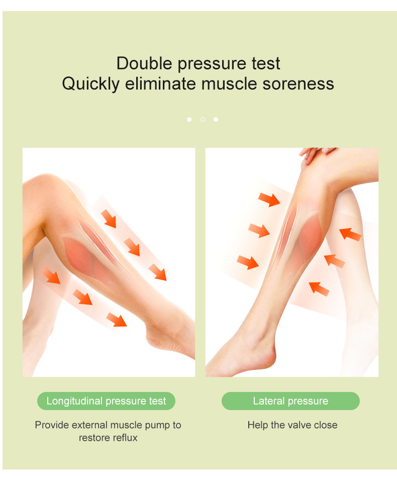 2200mAh Wireless Air Compression Leg Massager For Lymphedema