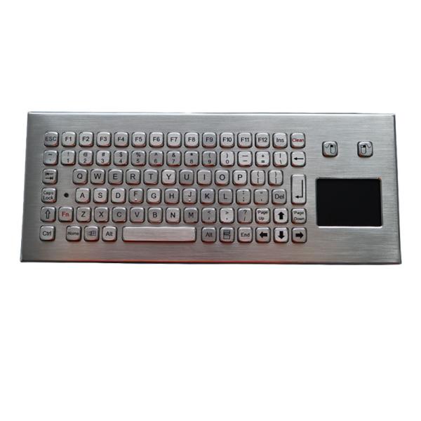 83 keys stainless steel keyboard compact format IP68 sealed desktop with