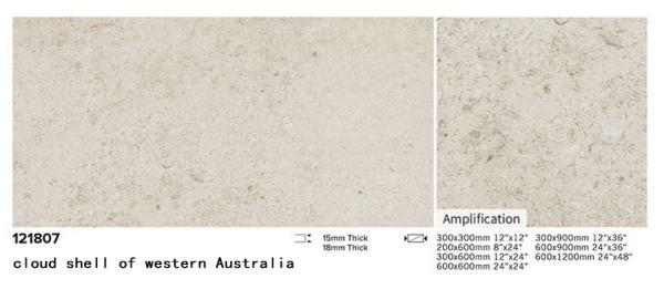 Light Yellow And Gray Durable And Wear-Resistant 1200x600x18mm Porcelain Floor