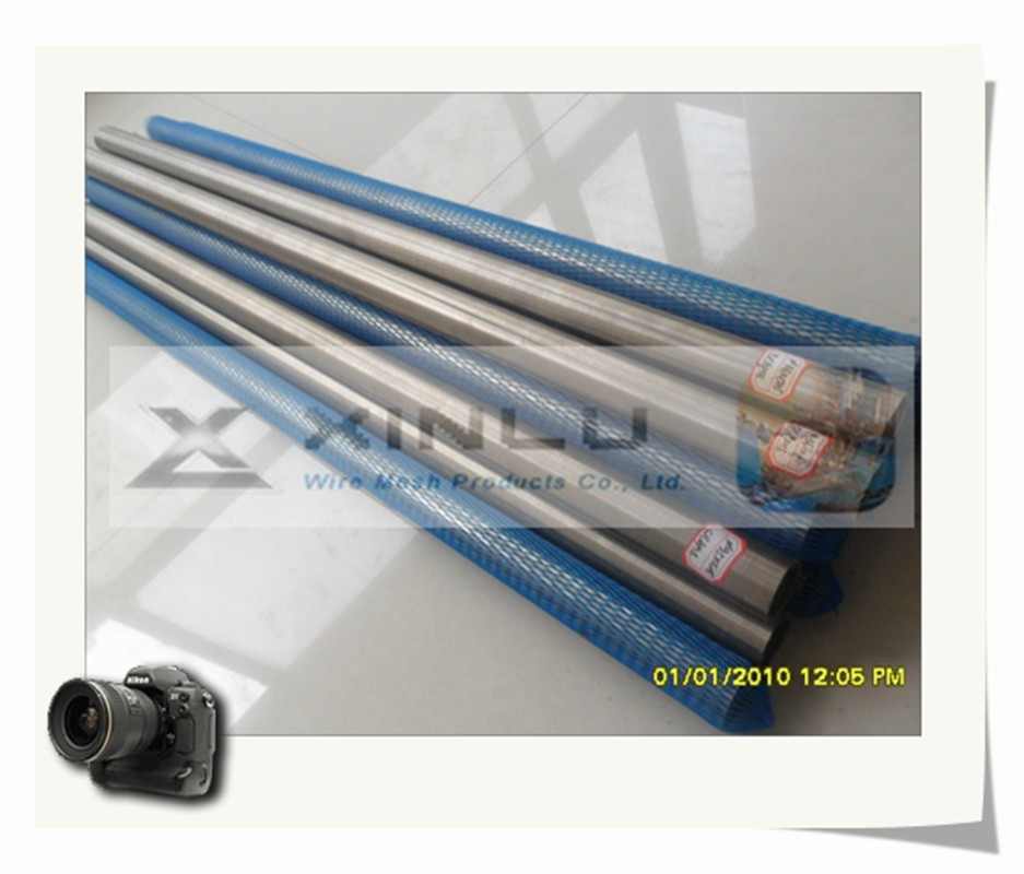 304 316L Stainless Steel Round Tube Slotted V Wire Screen Filter
