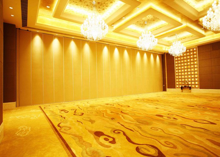 Removable Sliding Partition Walls Interior Room Divider Acoustical Wall Panel Fabric
