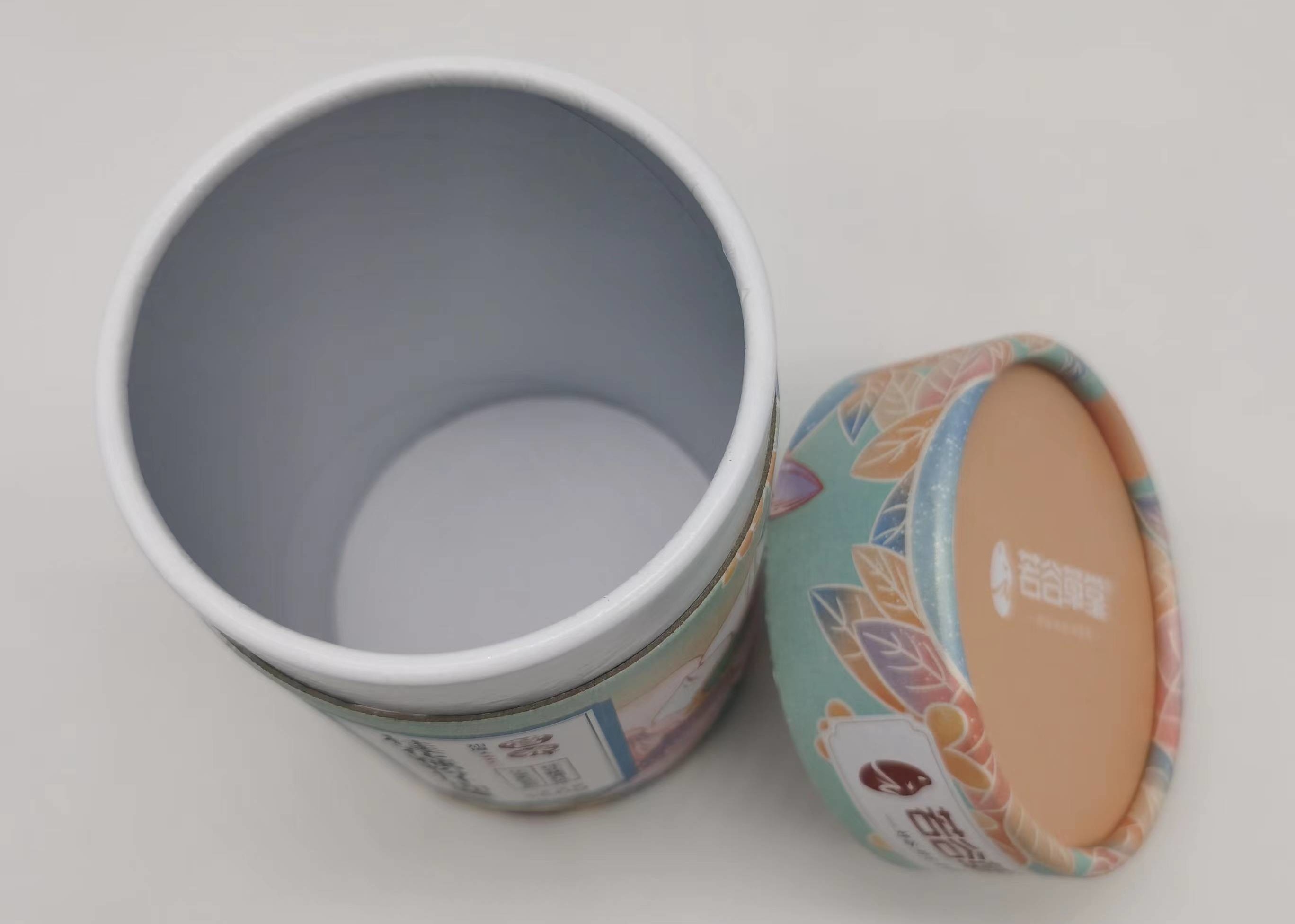 OEM Food Grade Coffee Paper Tube Tea Packaging Cylinder Box Recycled