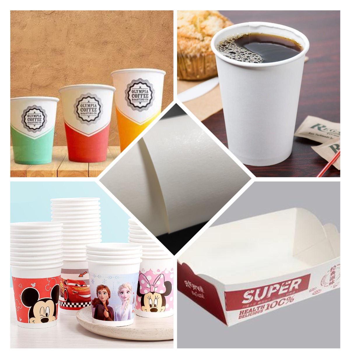 PE coated cup stock paper