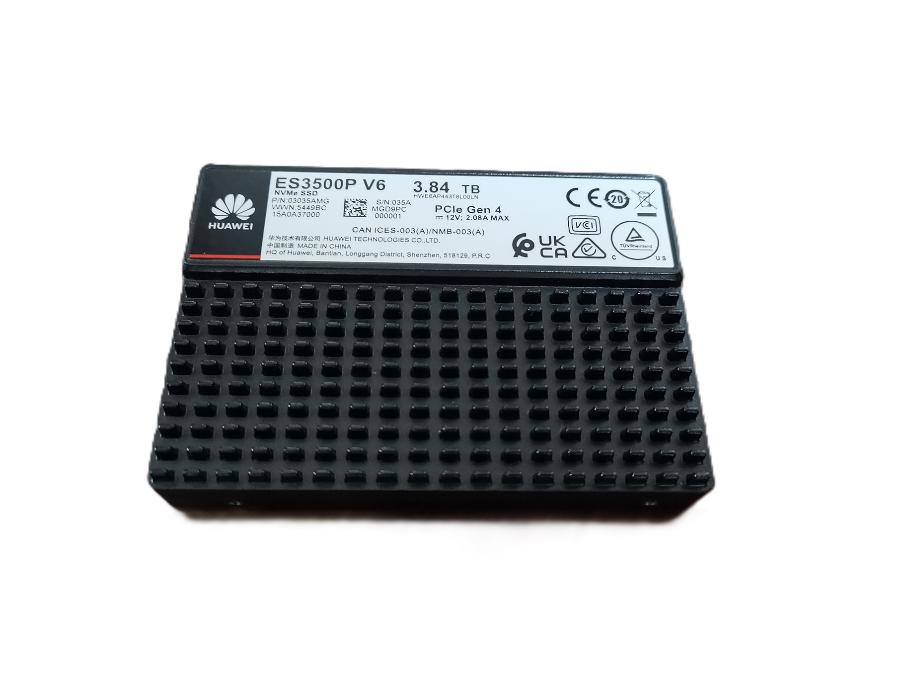 Huawei ES3500P V6 NVMe SSD Solid State Drives PCIe 4.0 3.84 TB to 7.68 TB