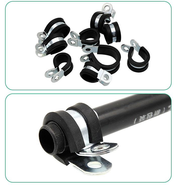 Fuel Resistant Brake Hose Retaining Clip UV Stable Cushion Pipe Clamp