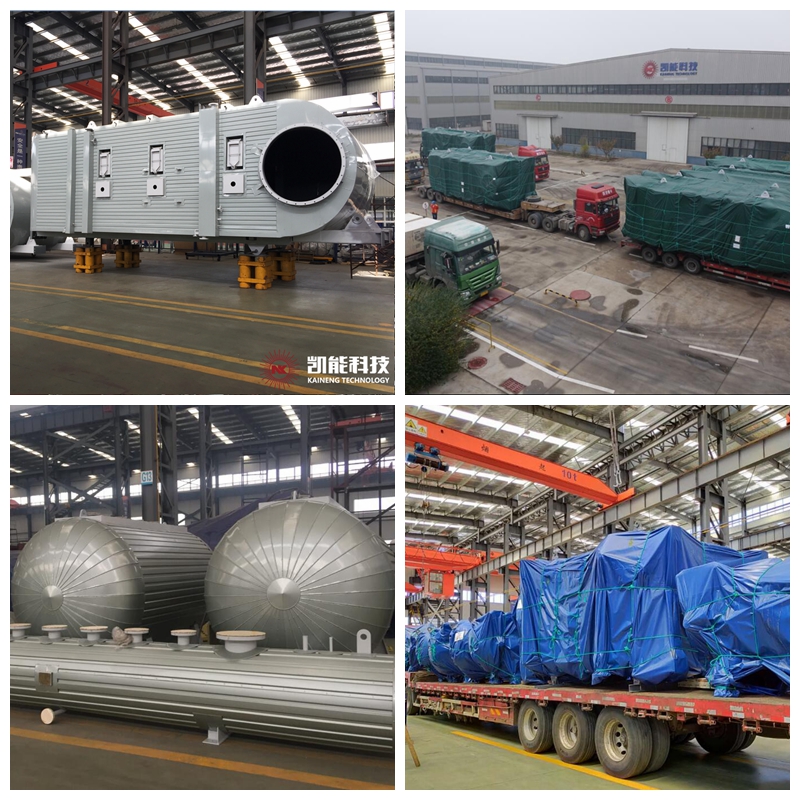 Waste heat boiler transportation