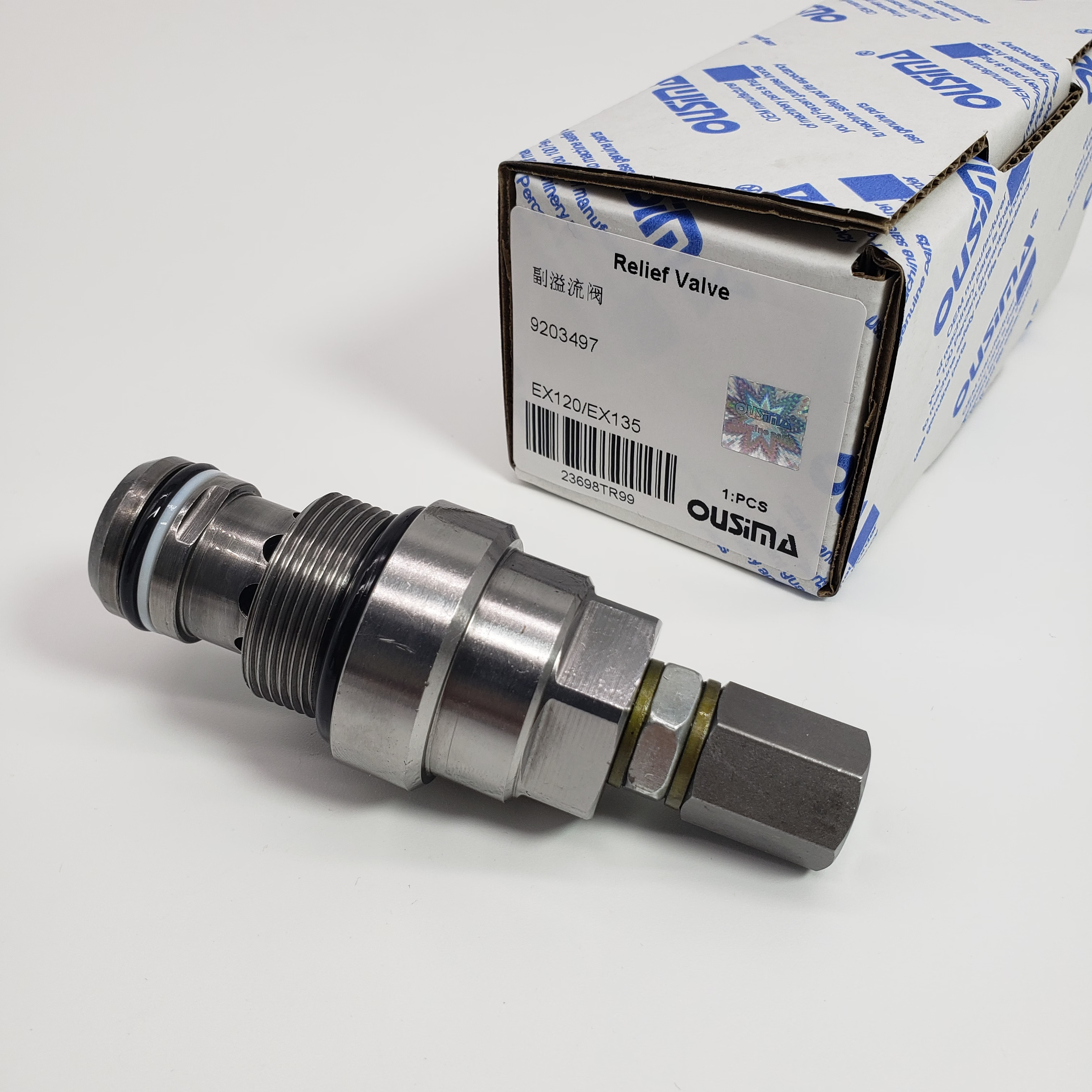 Hydraulic Pump Relief Valve 9203497 For HITACHI EX120 EX135