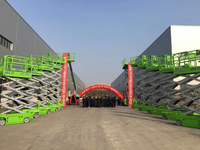 Mobile 10m Self Propelled Scissor Lift with 450kg load capacity