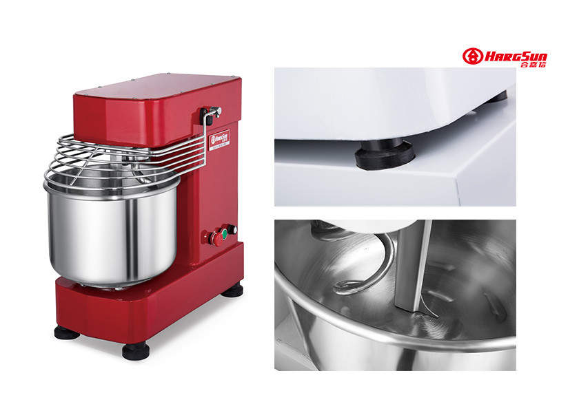 Durable Small Spiral Mixer Machine 50kg / Bakery Dough Mixer 220V