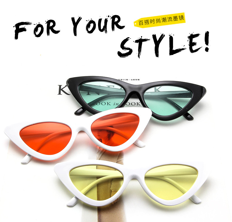 Butterfly Cat Eye Frame Glasses Trendy Street Style Hot Sale Sunglasses