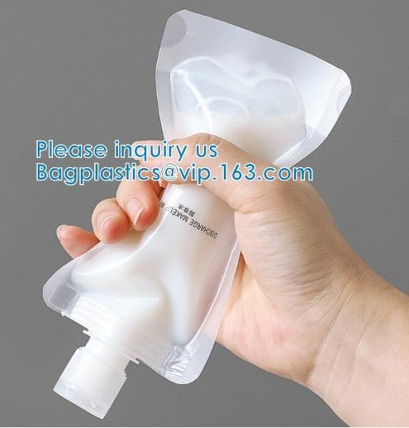 Clamshell Storage, Stand Up Spout Pouch, Hand Sanitizer, Lotion Shampoo, Makeup