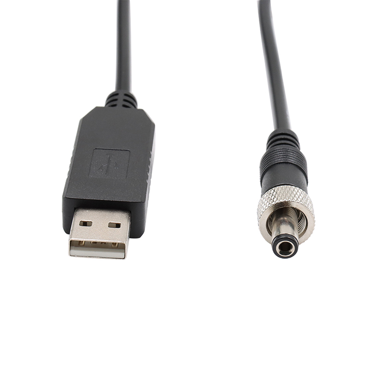 USB 5v to 12V DC screw mount connector cable