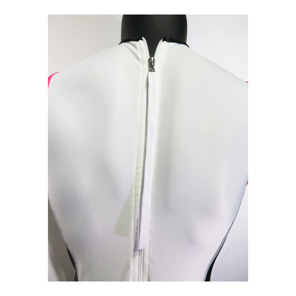 White Black Ladies Triathlon Clothing Sleeveless Tri Suit Polyester / Lycra Fabric