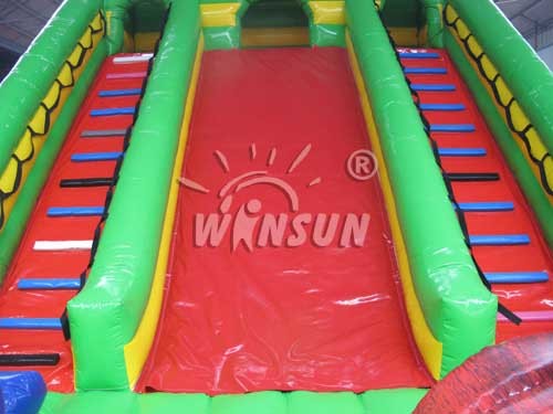 Boonie Bears Themed Big Blow Up Slide , Children'S Inflatable Slides