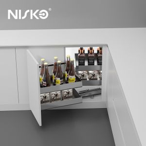  Magic Corner Cabinet Pull Out Kitchen Storage Baksets Blind Corner Solution Manufactures