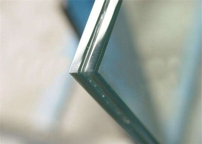 Flat / Curve Shape Laminated Float Glass , Coloured Laminated Glass For Bus Station