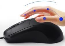 Black Classic Computer Accessories Utility Photoelectric Wired Gaming Mouse