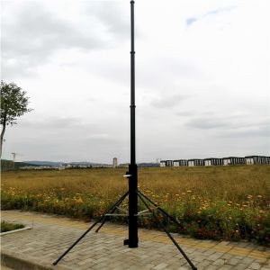 China Tripod Portable Hand Push Up 6M Antenna Telescopic Mast Light Weight Alu Mast Pole on sale