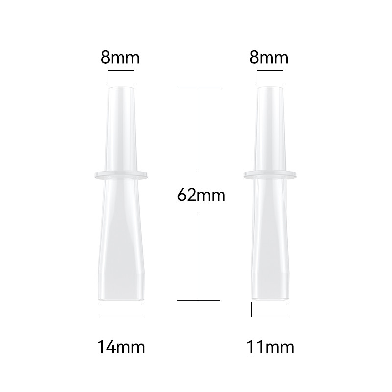 Plastic Breathalyzer Mouthpieces Lightweight With Food GB 4806.7-2016 Certificate