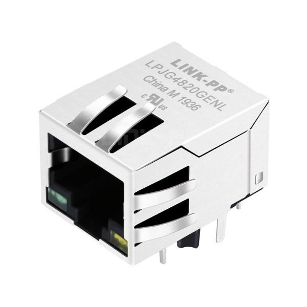 Pulse JXD0-0001NL Compatible LINK-PP LPJG4820GENL 100/1000 Base-T Tab Down Green