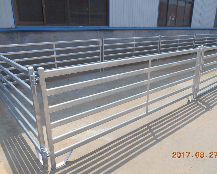 Welded 10ft X 4ft 50x50mm Metal Horse Corral Panels Heavy Duty Galvanized