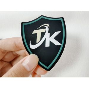 China High Density Heat Transfer Garment Labels Eco Friendly Silicone Material on sale