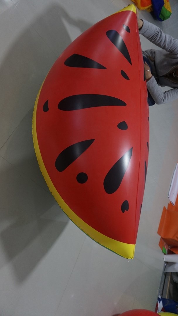 Personalised Fruit Shaped Balloons , 1.2m Long Inflatable Watermelon Slicer