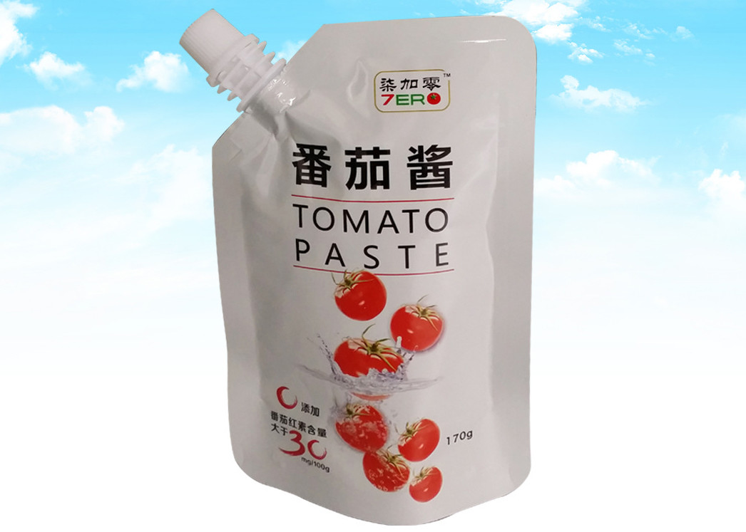 Colorful Printing Liquid Spout Bags , Customized Stand Up Pouch With Spout
