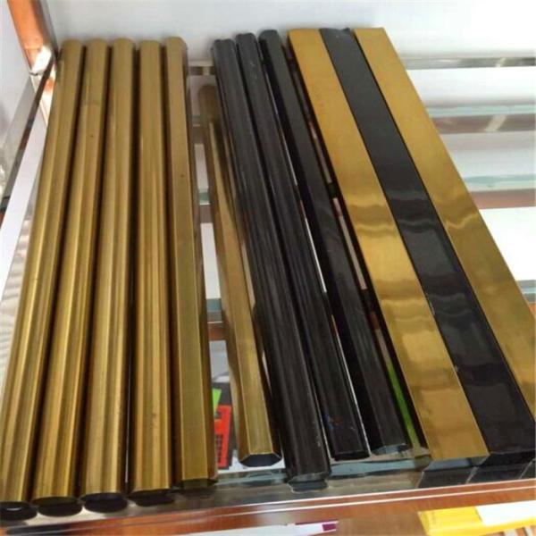 Rose Gold Stainless Steel Pipe Tube Polished 201 304 316 For Handrail Balustrade