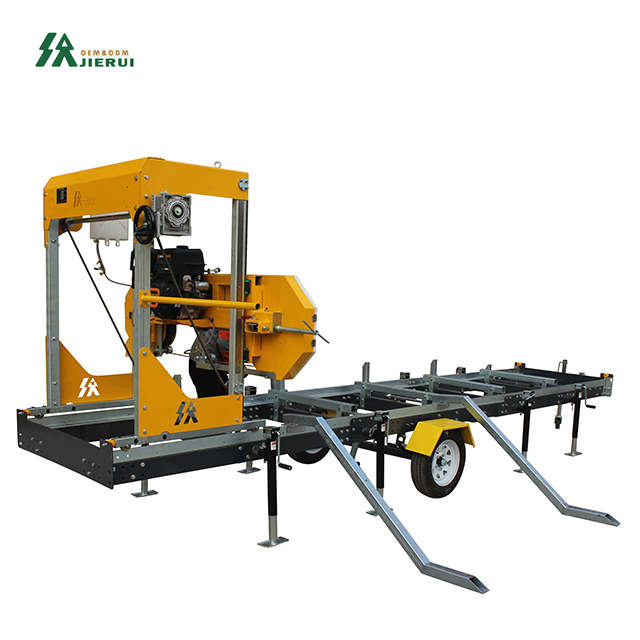 2024 Supply Hydraulic Horizontal PLC Gas Woodworking Potable Band Saw Machine for Home