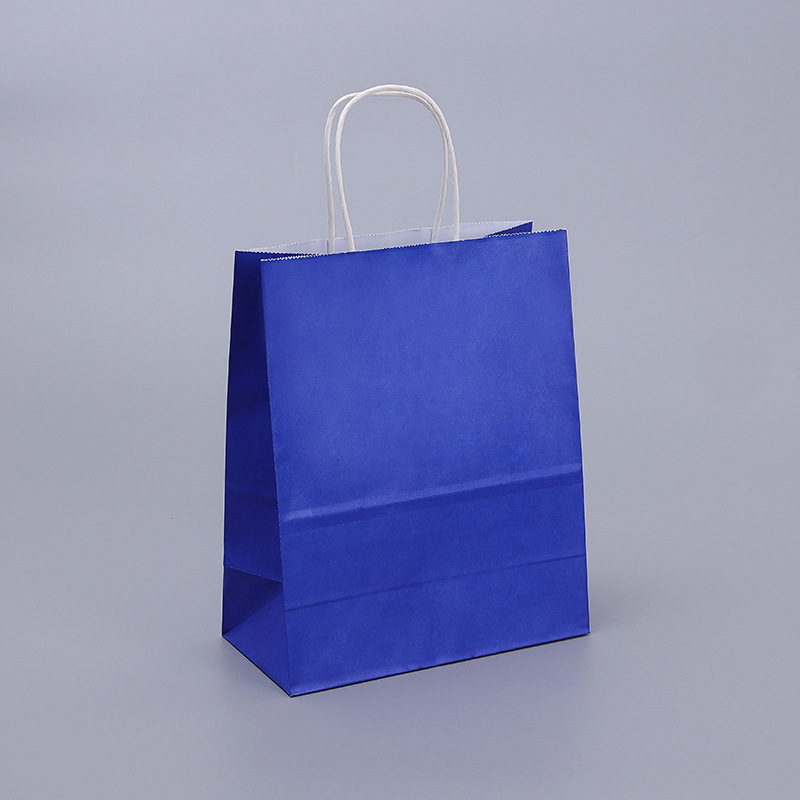 Paper Type Kraft Paper Custom Color Accepted Shopping Carrier Tote Bag at Affordable