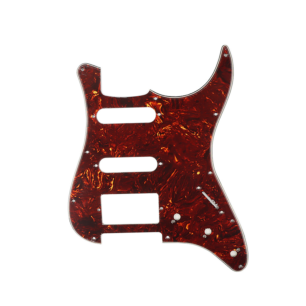 3 Ply SSH Electric Guitar Pickguard Pearl Yellow 11 Hole Scratch Plate Fits For ST Guitar Accessories
