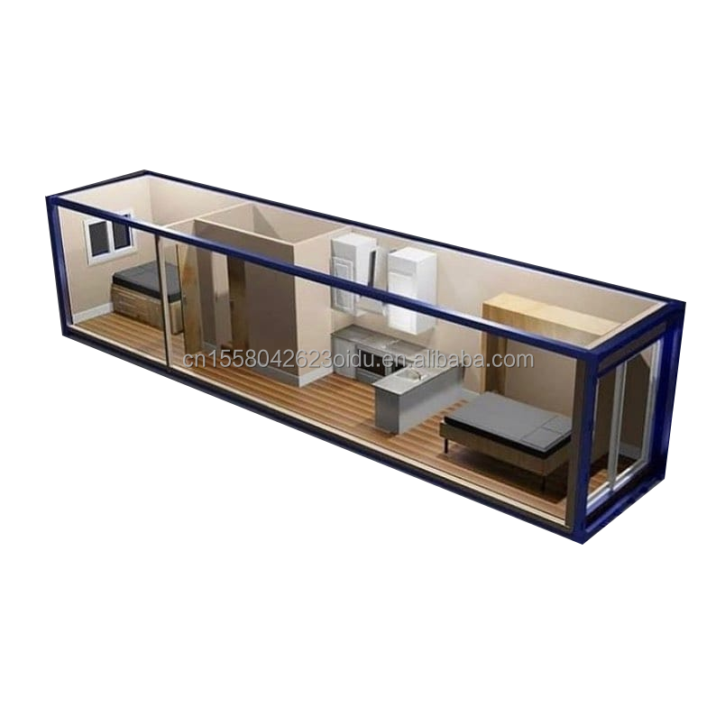 Complete Set of Equipment for Constructing 40ft Prefabricated Container Modular Cabins Modern Design