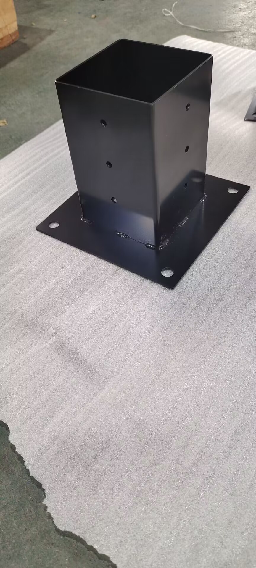 Electrophoretic Coating Metal Hardware 3 Arm 4 Arm 5 Arm Wood Post Base Anchor Outdoors Pergola Brackets Kits