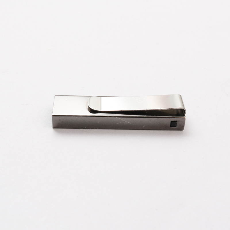 Clip Shapes Metal USB Drive Customized Laser Print LOGO UDP chips