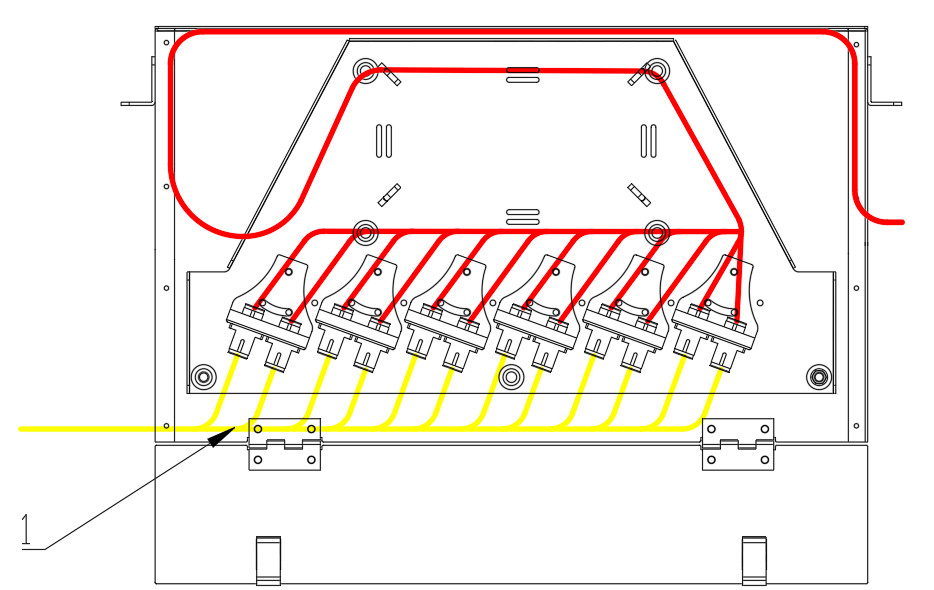 DA-ODU48-SC-D 2U ODF Unit Distribution Type