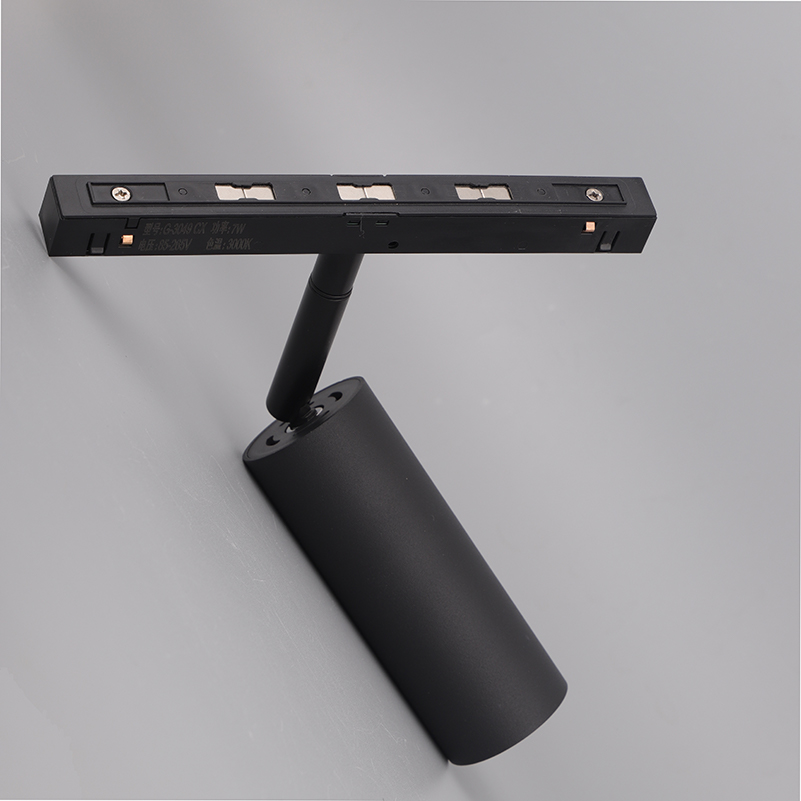 Dc 48v Contemporary Track Lighting , 4 Wire Magnetic Stylish Track Lighting