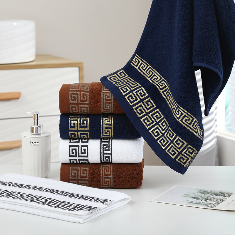 Custom Luxury Hotel Microfiber Towel Set with Thick Super Soft Bathroom Bath 100% Cotton
