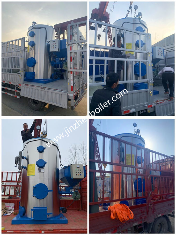 Fully Automatic Low Pressure Small Industrial Vertical Steam Boiler With Standard Accessories