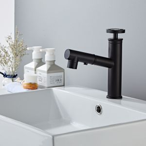360 Degree Swivel Pull Out Basin Tap Bathroom Basin Faucets