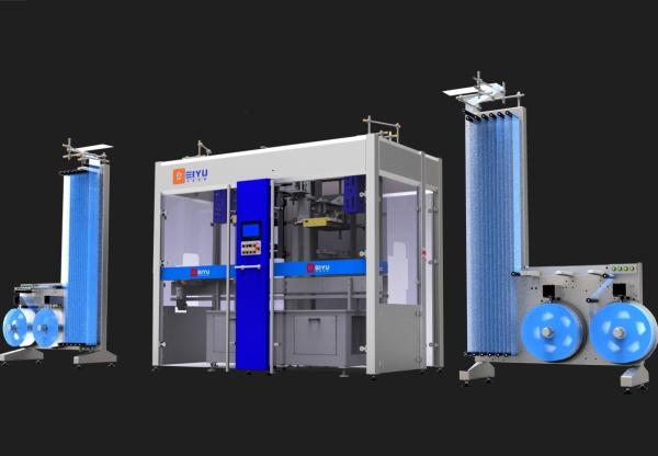 Quality High Speed ​​42000BPH Double Head Sleeve Labeler Opp Hot Melt Labeling Machine for sale